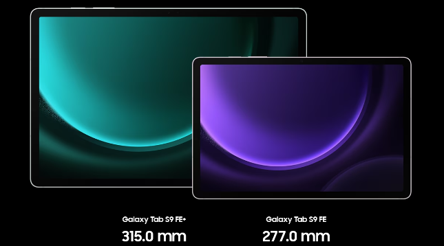 갤럭시 탭S9와 S9 FE의 차이점은?
